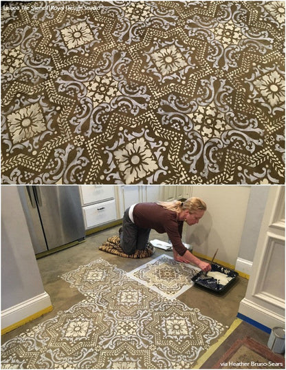 Lisboa Tile Stencil