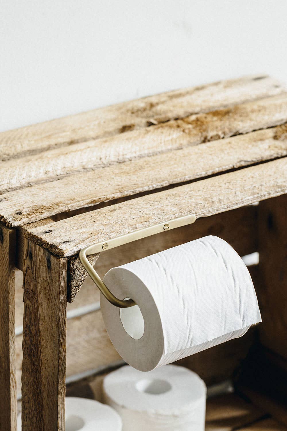 Brass Toilet Paper Holder by Fog Linen Work — view 3