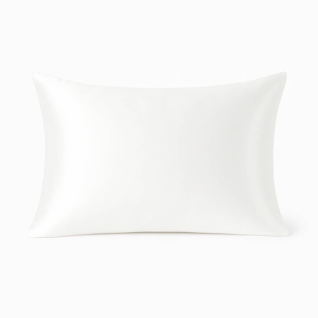 Mulberry Silk Pillowcase For Hair and Skin, 100 Pure Silk Pillow Case Cover 19 Momme Zipper Style, Standard Size, Pack of 1 — Valentines Gift by Marcheduluxe — view 12