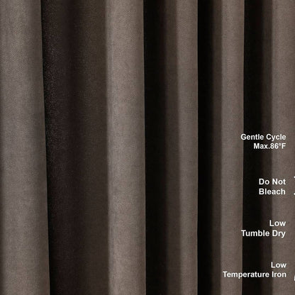Extra Long Matte Decorative Custom Size Curtain by Bes Home Design — view 3