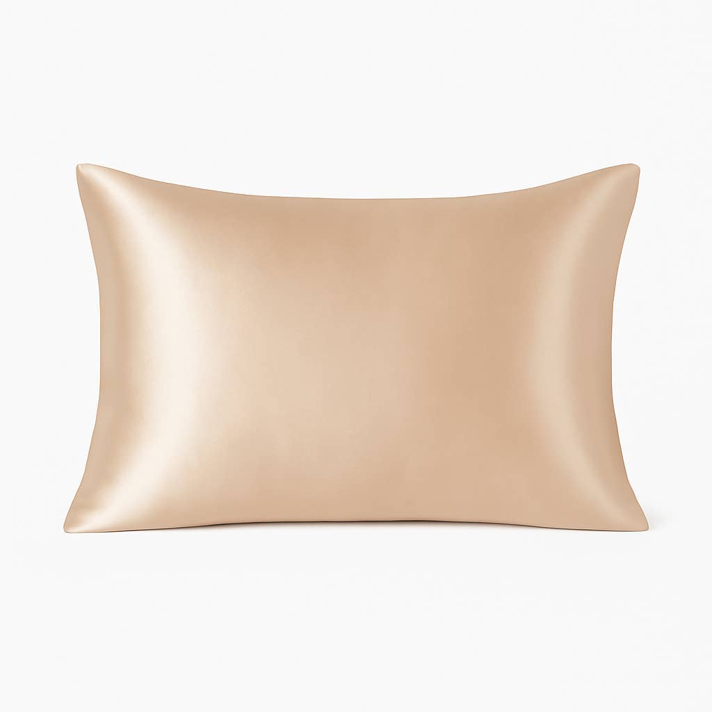 Mulberry Silk Pillowcase For Hair and Skin, 100 Pure Silk Pillow Case Cover 19 Momme Zipper Style, Standard Size, Pack of 1 — Valentines Gift by Marcheduluxe — view 10