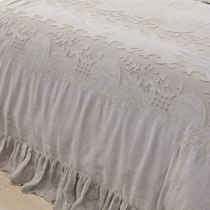Tabitha Linen Duvet Cover Set by Mélange Home — view 38