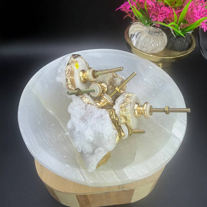 Natural Crystal Cabinet & Drawer Handle/Pulls by Crystal Deal· Wholesale