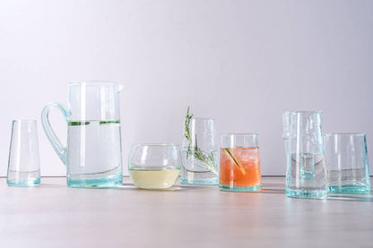 Moroccan Cone Glassware Large - Clear by Verve Culture — view 6