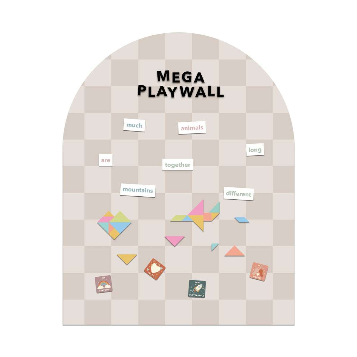 Mega Magic Playwall - Arch Magnetic Wall Decal For Kids by Cherrypick — view 5