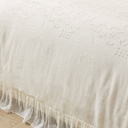 Tabitha Linen Duvet Cover Set by Mélange Home — view 18