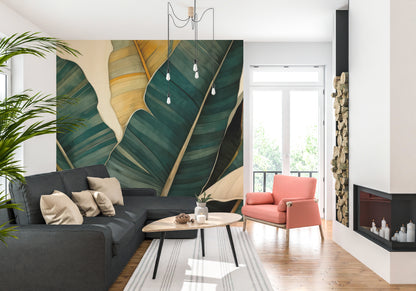 Luxe Palm Leaf Retreat