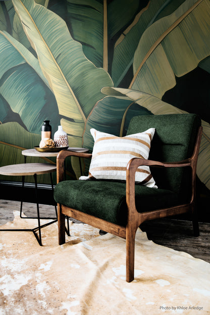 Golden Green Palm Leaves
