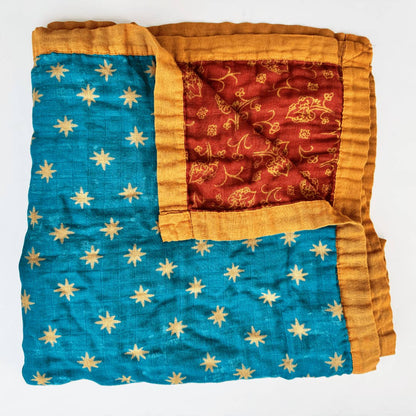 Our Lady of Guadalupe Luxury Double Sided Muslin Catholic Blanket by The Little Rose Shop