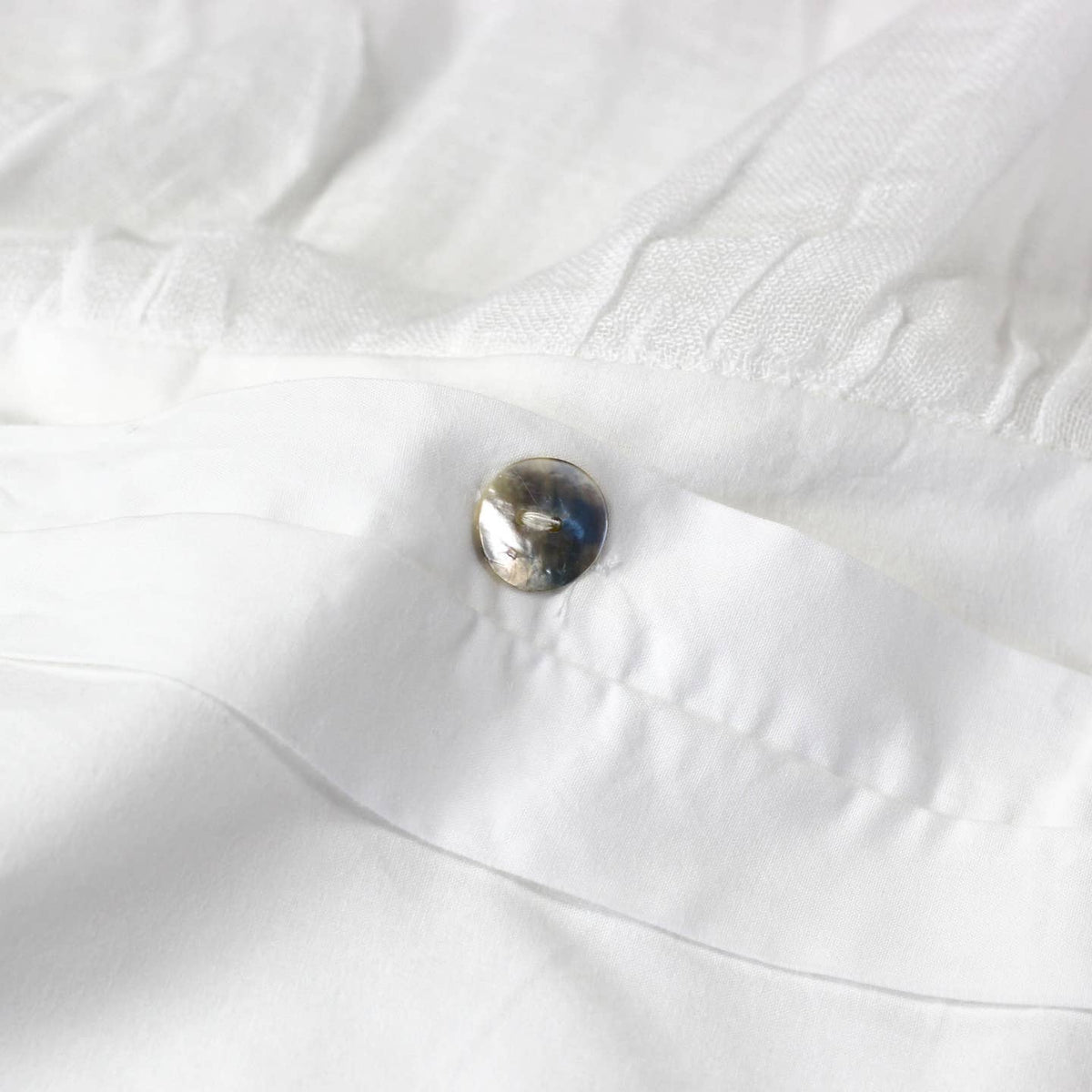 Tabitha Linen Duvet Cover Set by Mélange Home — view 9