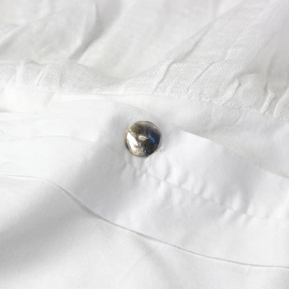 Tabitha Linen Duvet Cover Set by Mélange Home — view 9