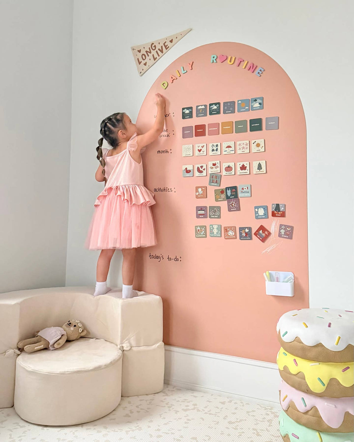 Jumbo Magic Playwall - Arch Magnetic Wall Decal For Kids by Cherrypick