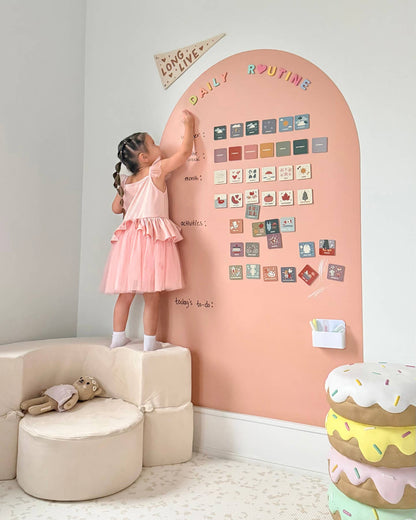 Jumbo Magic Playwall - Arch Magnetic Wall Decal For Kids by Cherrypick
