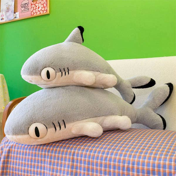 Extra Long Animal Plush Toy 4.5ft Body Pillow - Shark Kitten by Showcase — view 6