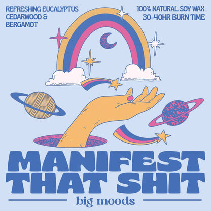"Manifest That Shit" - 5oz Soy Candle by Big Moods — view 4