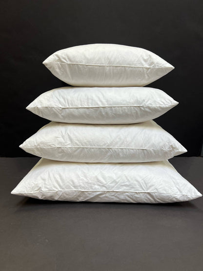 Down Feather Decorative Pillow Inserts - Square by Peking Handicraft — view 5