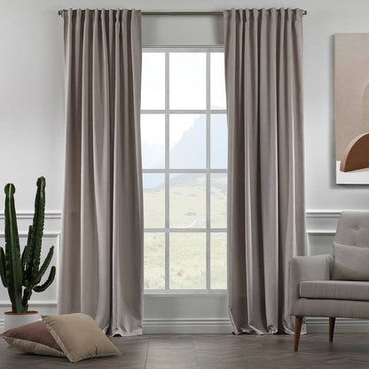 Extra Long Matte Decorative Custom Size Curtain