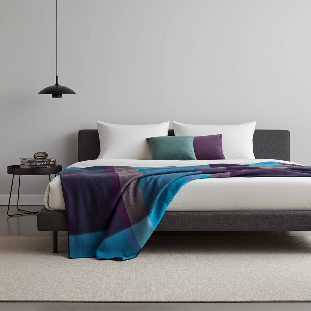 Alpaca Throw Blanket - Nightfall by Shupaca Alpaca — view 6