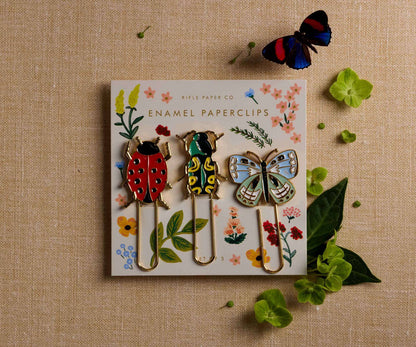 Curio Enamel Paper Clip Set by Rifle Paper Co. — view 2