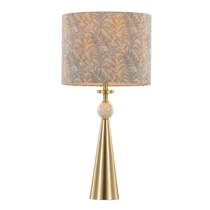 Cone Travertine 27" Table Lamp - Set of 2 in Gold Metal by LumiSource and Grandview Gallery