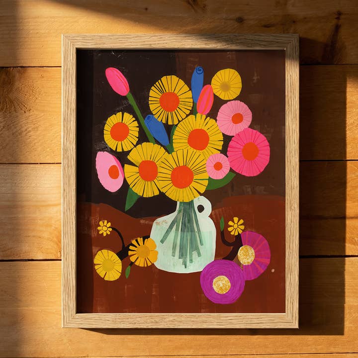 Art Print - Pink Bouquet by Anisa Makhoul