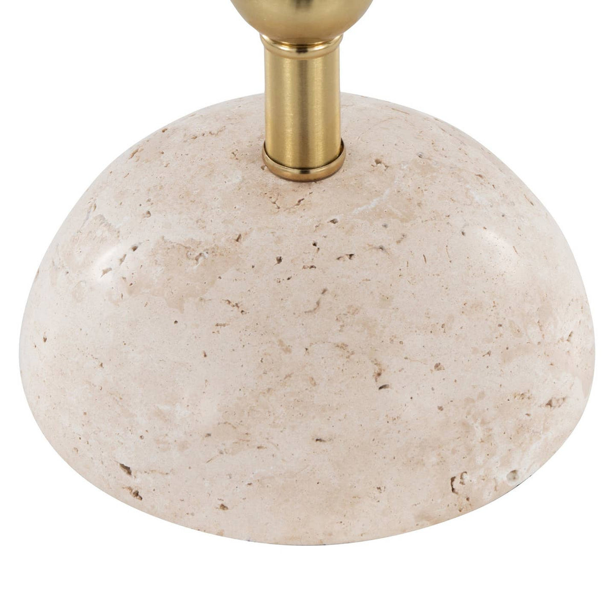 Cone Travertine 27" Table Lamp - Set of 2 in Gold Metal by LumiSource and Grandview Gallery — view 15