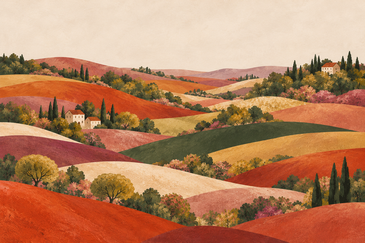 Tuscan Terra Vista wallpaper image 13