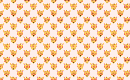 Pattern sample-style image focusing on the repeat, spacing, and hand-drawn texture for planning