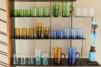 Moroccan Cone Glassware Large - Clear by Verve Culture — view 8