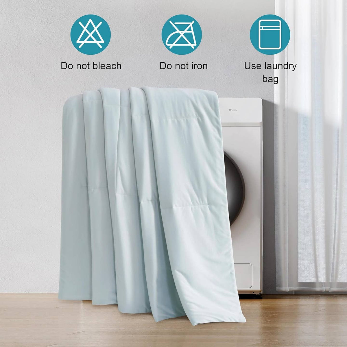 Queen Cooling Comforter – Japanese Cold Tech Fabric by Bay & Loom — view 6