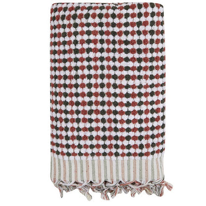 Pompom Bubble Handloom Bath Turkish Towels Farmhouse Décor