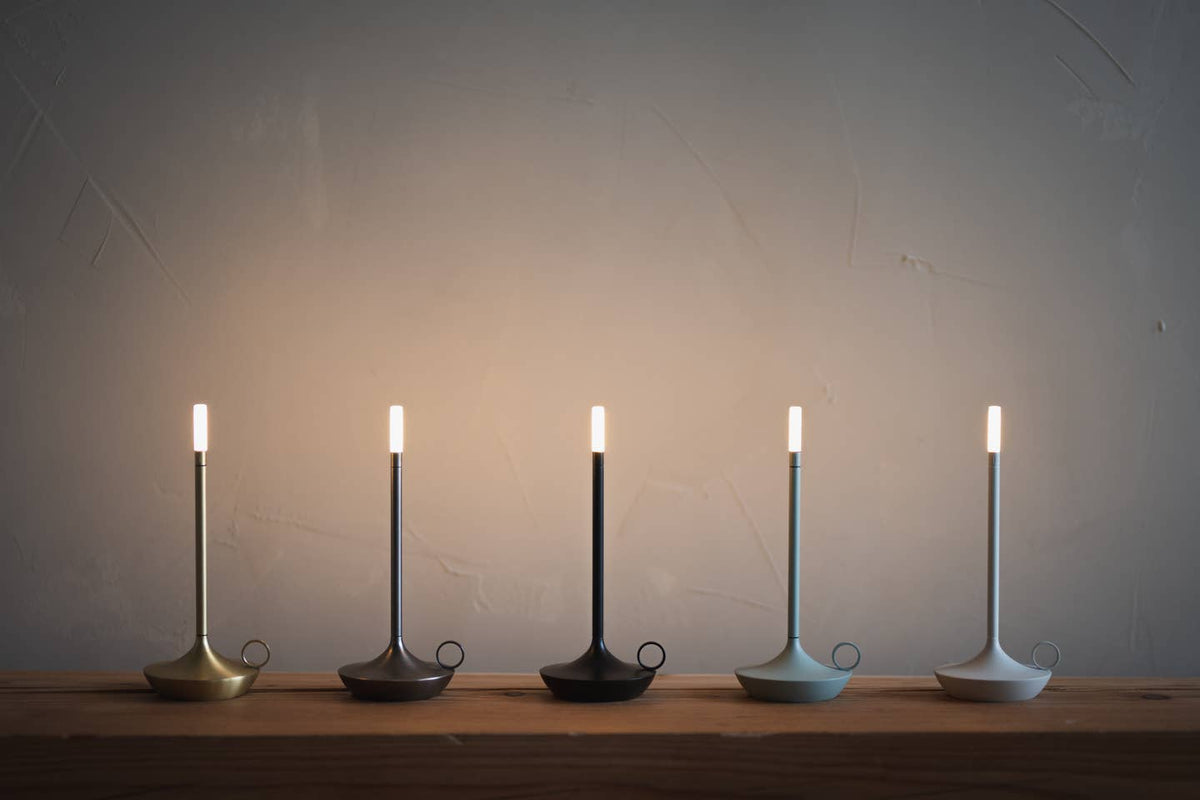 Graypants Wick Portable Rechargeable Led Table Lamp by VANMOKUM — view 4