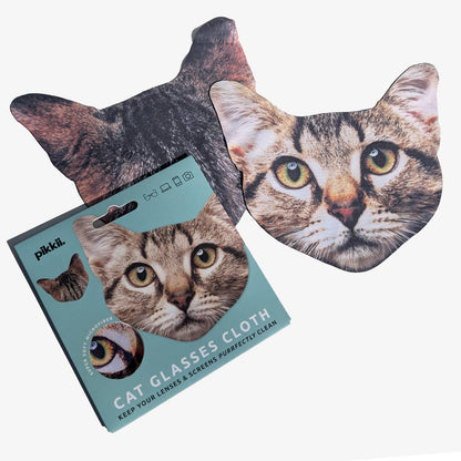 Cat Glasses Cloth — Fun Microfiber Lens Wipe by Pikkii USA — view 2