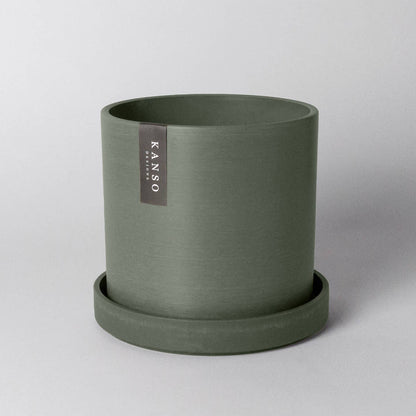 7" & 4" Signature Planters & Saucer — Earth Tones by Kanso Designs — view 16
