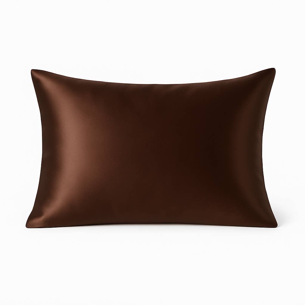 Mulberry Silk Pillowcase For Hair and Skin, 100 Pure Silk Pillow Case Cover 19 Momme Zipper Style, Standard Size, Pack of 1 — Valentines Gift by Marcheduluxe — view 13