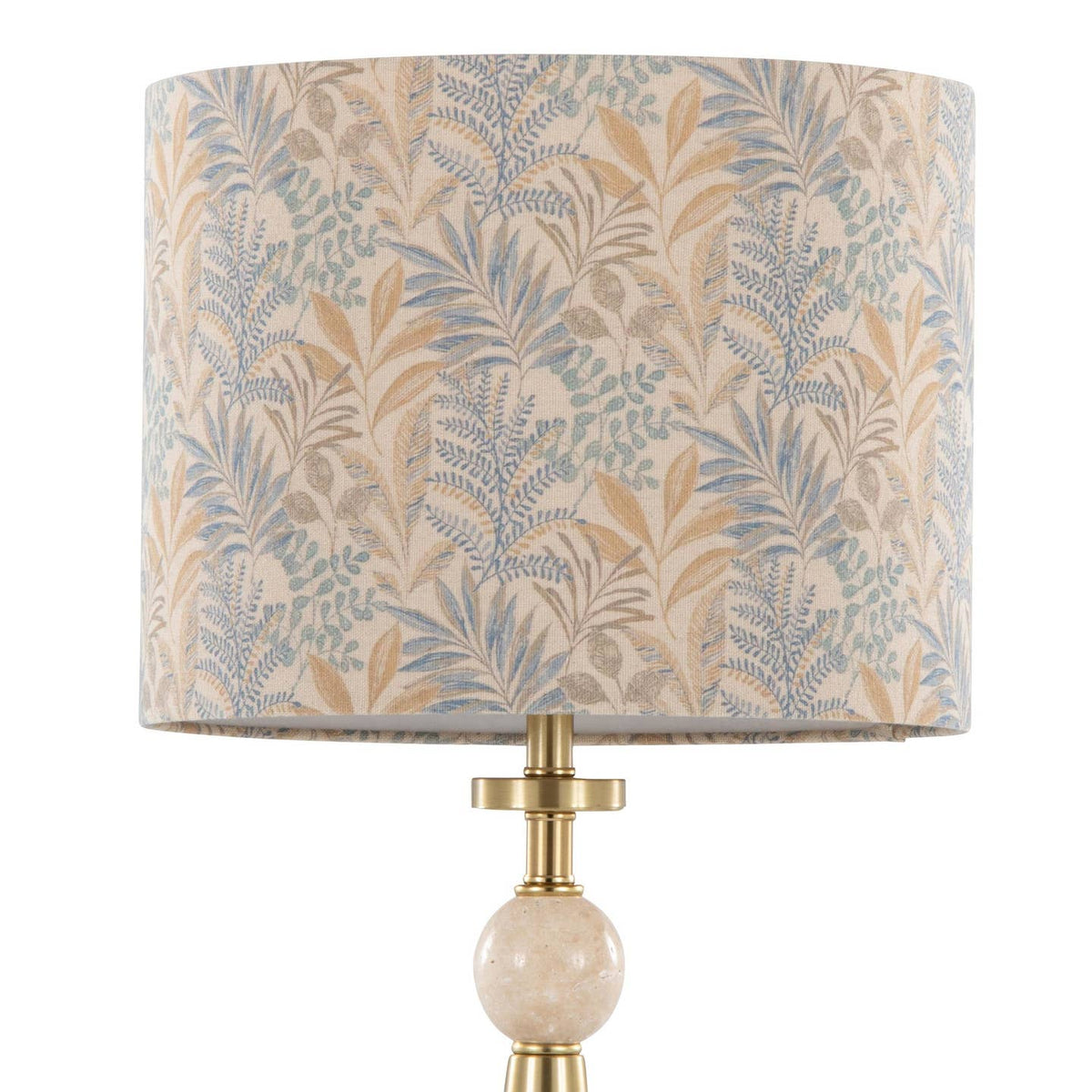 Cone Travertine 27" Table Lamp - Set of 2 in Gold Metal by LumiSource and Grandview Gallery — view 4
