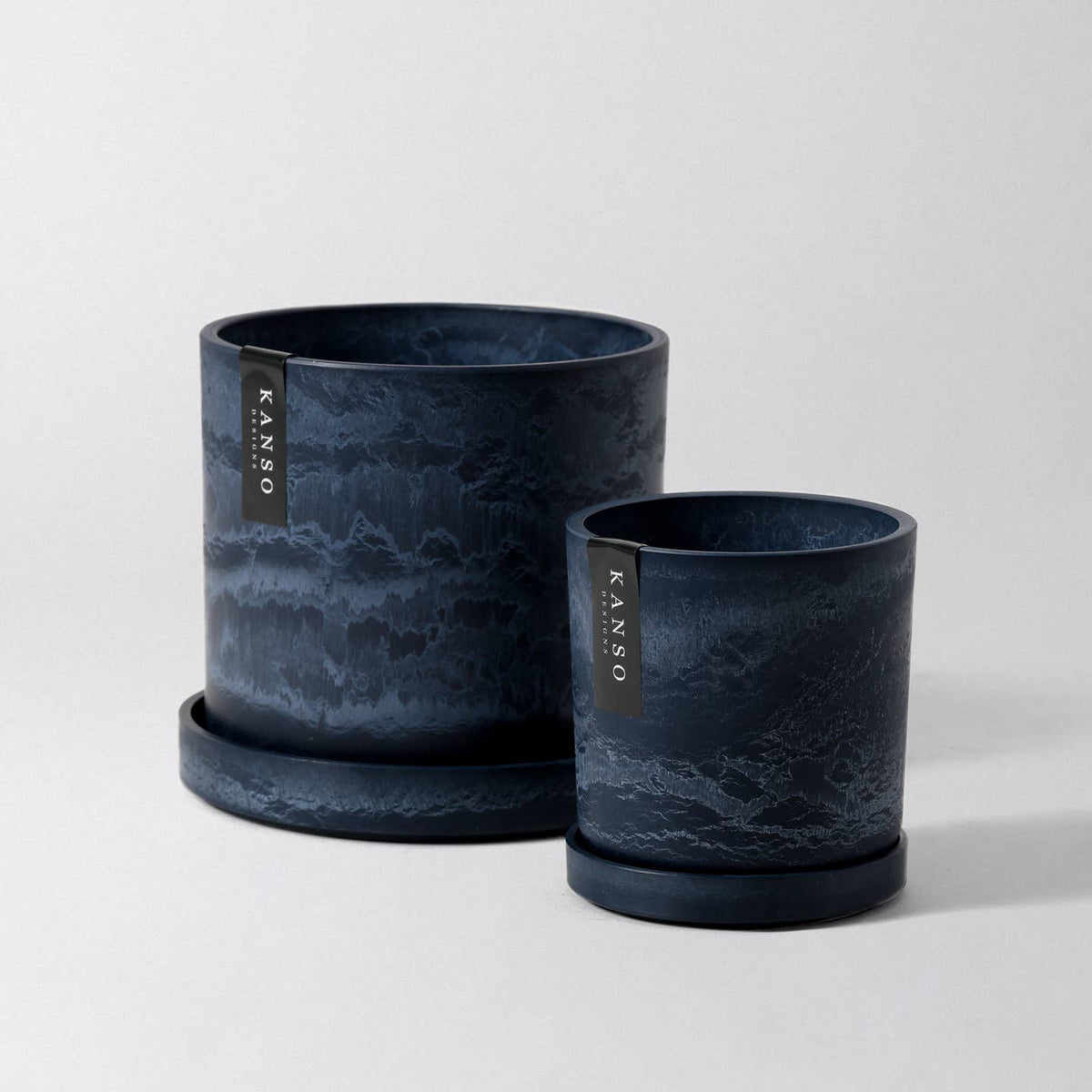 7" & 4" Signature Planters & Saucer — Earth Tones by Kanso Designs — view 10
