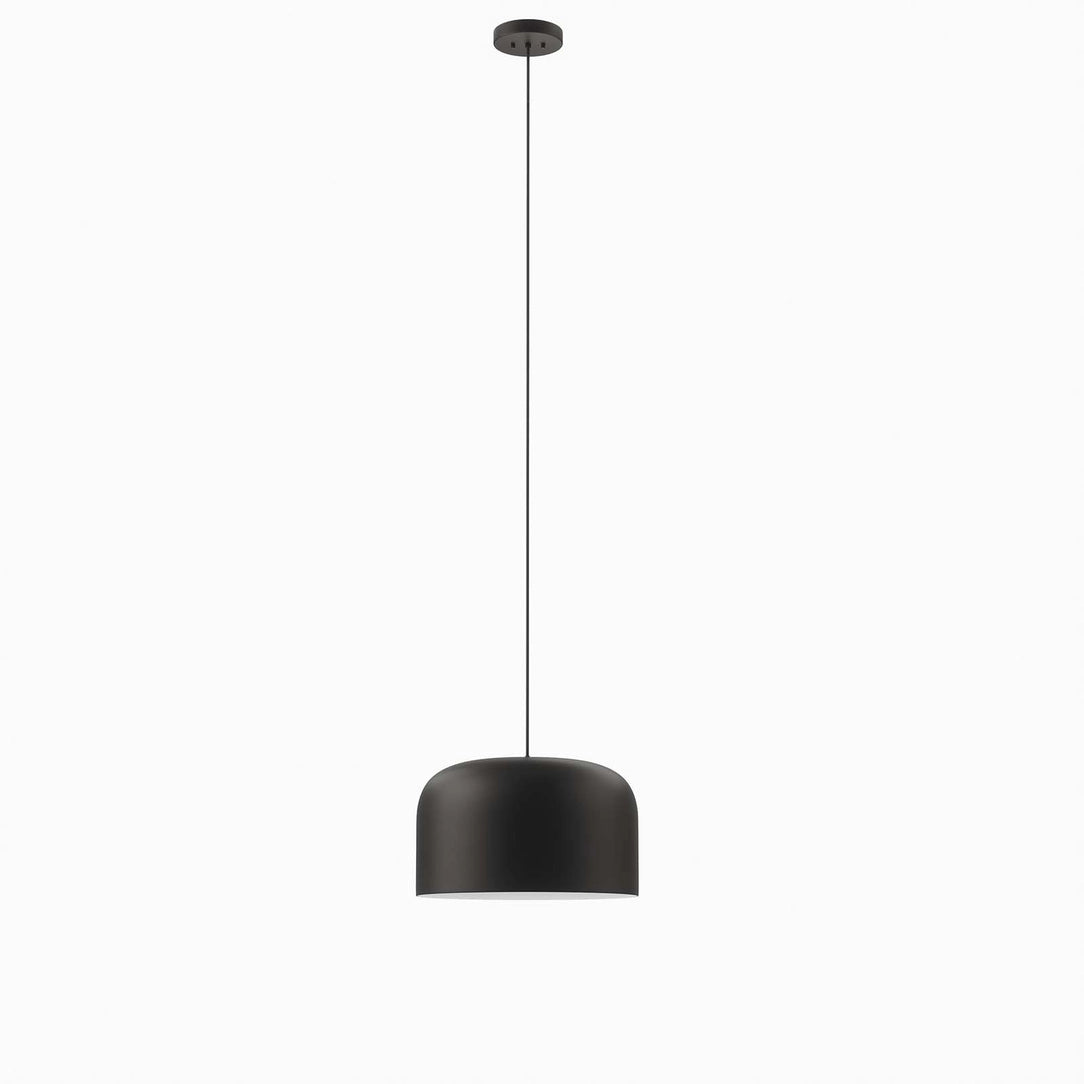 Onyx Avenue 1-Light Pendant minimalist matte black single hanging light