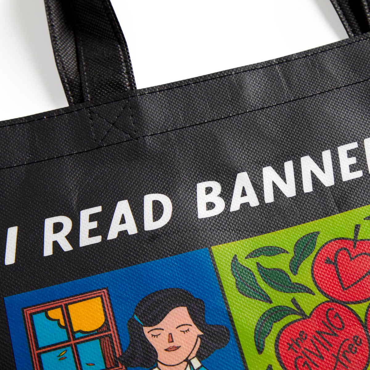 I Read Banned Books Reusable Shopping Bag by Chronicle Books — view 2