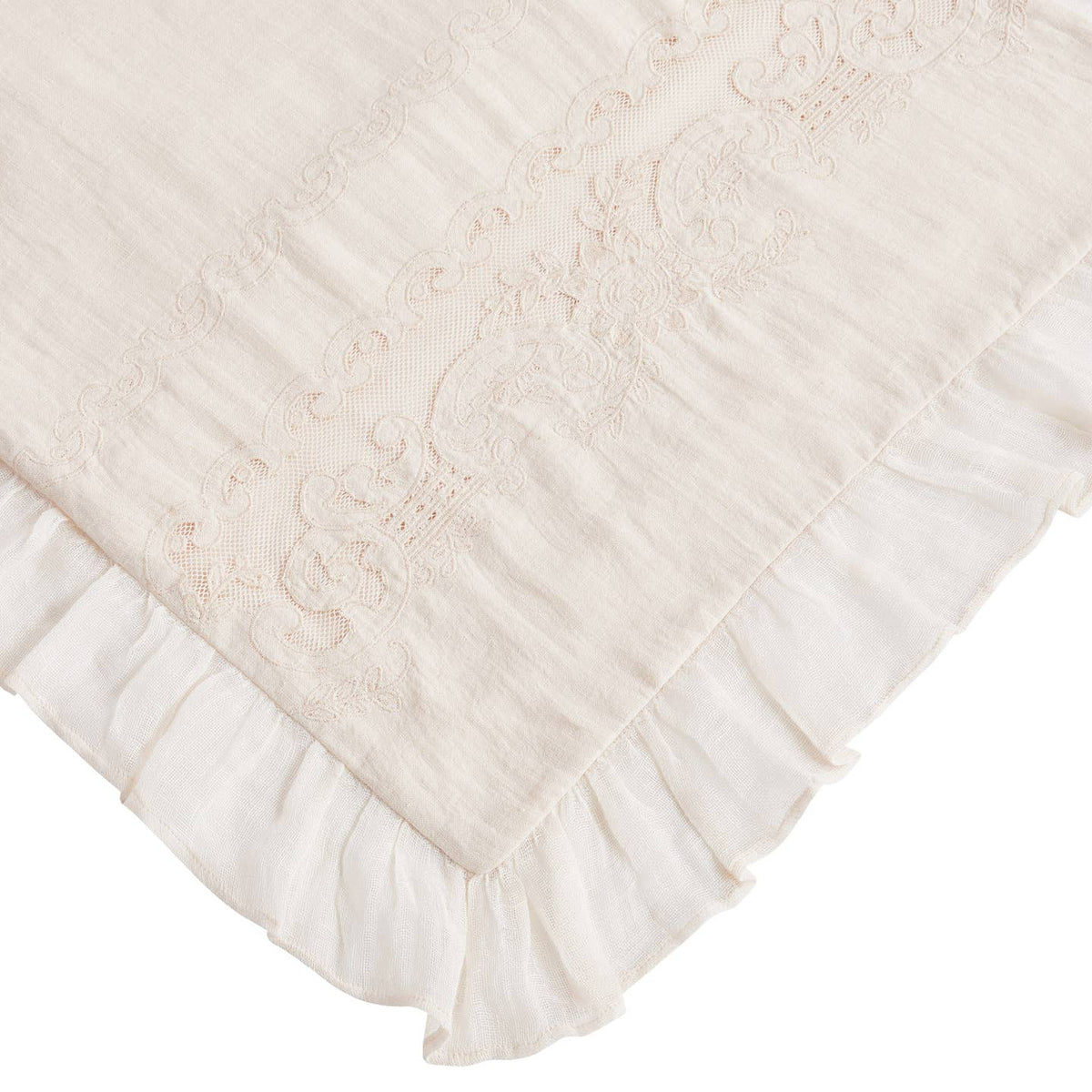 Tabitha Linen Duvet Cover Set by Mélange Home — view 30