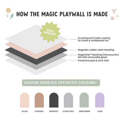 Jumbo Magic Playwall - Arch Magnetic Wall Decal For Kids by Cherrypick — view 10