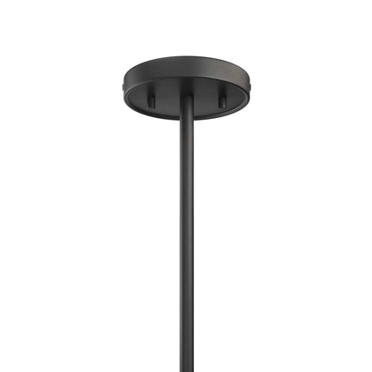 Lustre Stellar à 6 lumières en charbon givré 