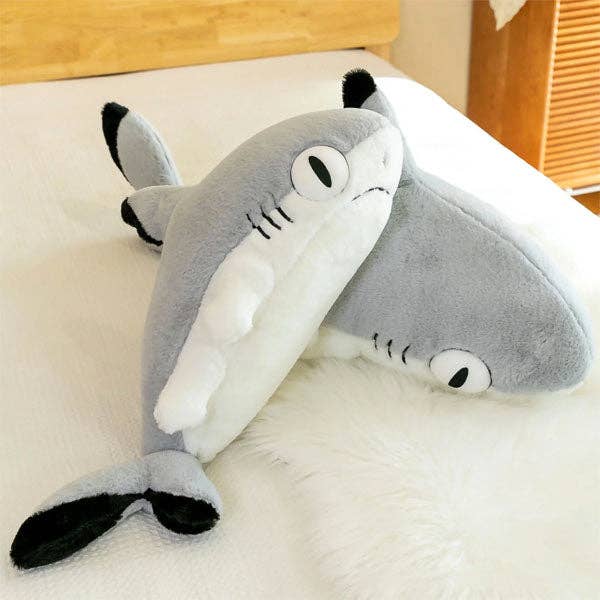 Extra Long Animal Plush Toy 4.5ft Body Pillow - Shark Kitten by Showcase — view 8