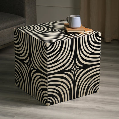 Geometric Luxe Accent Table