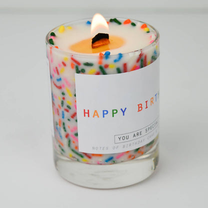 Mini Happy Birthday Candle by Continue Good