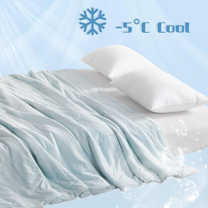 Queen Cooling Comforter – Japanese Cold Tech Fabric by Bay & Loom — view 4