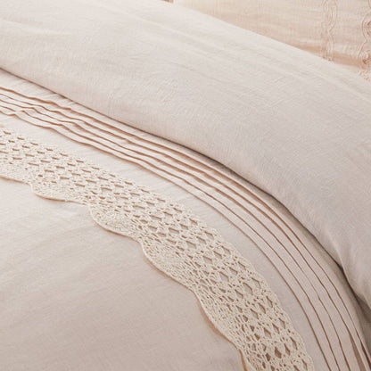 Tabitha Linen Duvet Cover Set by Mélange Home — view 29