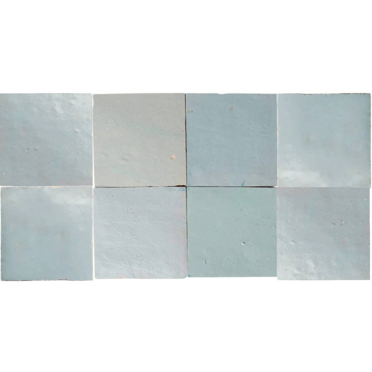 Glossy Wisteria Zellige — Square by Moroccantastics — view 2