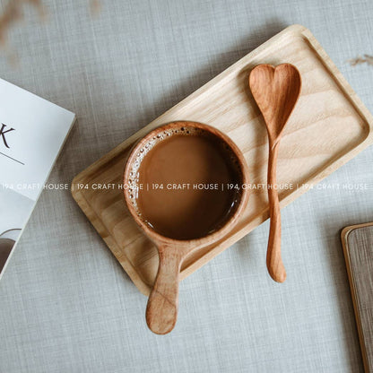 Wiggly Heart-Shaped Wooden Spoon - Home Decor and Gifts by 194 Craft House — view 4