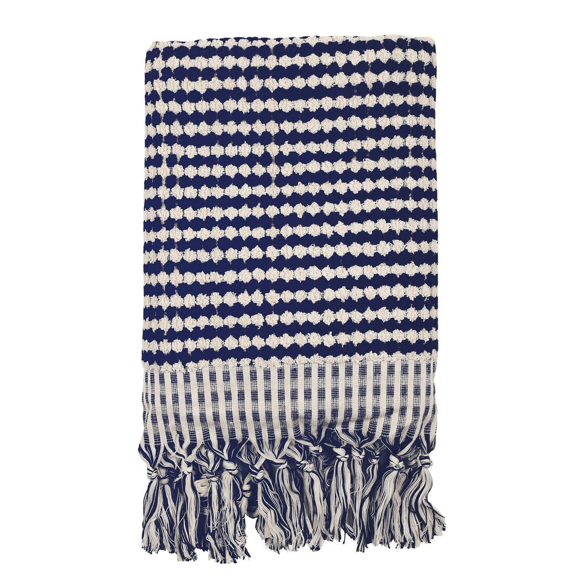Pompom Bubble Handloom Bath Turkish Towels Farmhouse Decor by Kikoya — view 24